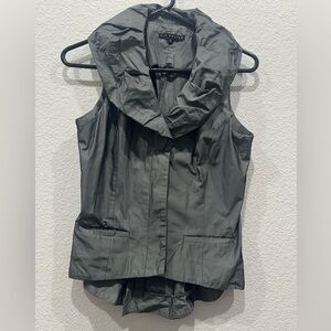 Stylish Gray Sleeveless Top